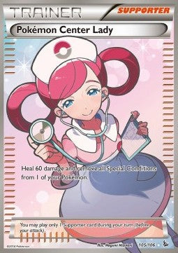 Pokémon Center Lady [Flashfire] (FLF-105)