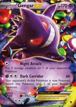 Gengar EX [Phantom Forces] (PHF-034) [Ultra Rare]