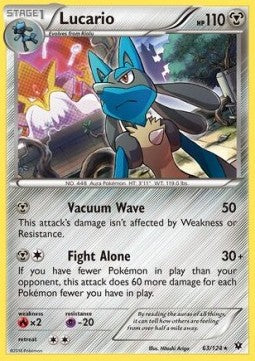 Lucario [Fates Collide] (FCO-063) [V1 · Holo Rare]