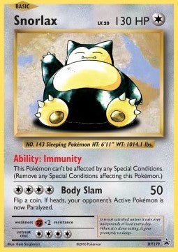 Snorlax [XY Black Star Promos] (XYPR-179)