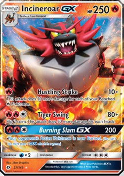 Incineroar GX [Sun & Moon] (SUM-027)