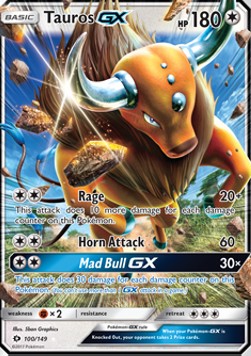 Tauros GX [Sun & Moon] (SUM-100)