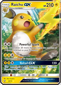 Raichu GX [Shining Legends] (SLG-029)