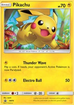Pikachu [SM Black Star Promos] (SMSM-076)