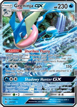 Greninja GX [Forbidden Light] (FLI-024)