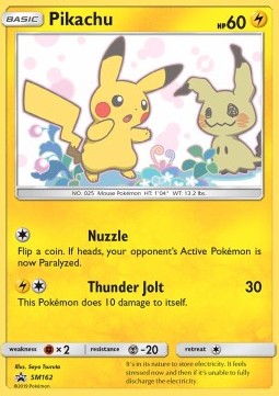 Pikachu [SM Black Star Promos] (SMSM-162)
