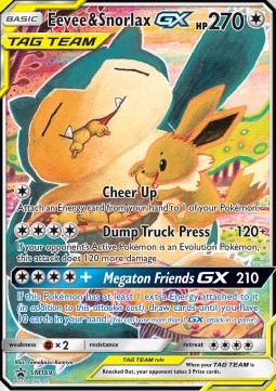 Eevee & Snorlax GX [SM Black Star Promos] (SM-169)