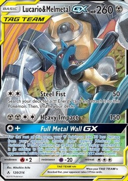 Lucario & Melmetal GX [Unbroken Bonds] (UNB-120)