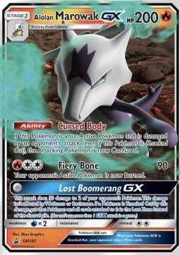 Alolan Marowak GX [SM Black Star Promos] (SM-187) [Promo]