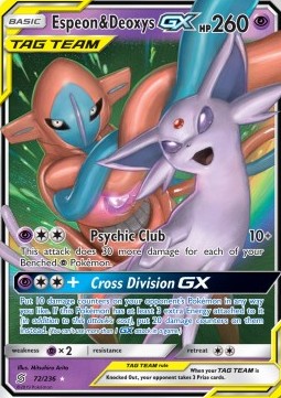 Espeon & Deoxys GX [Unified Minds] (UNM-072)