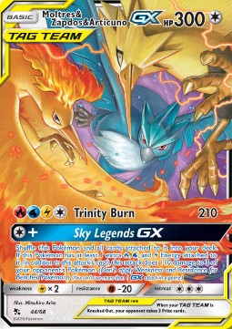 Moltres & Zapdos & Articuno GX [Hidden Fates] (HIF-044)