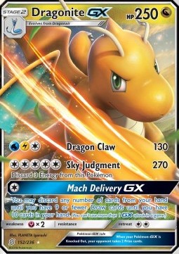 Dragonite GX [Unified Minds] (UNM-152)