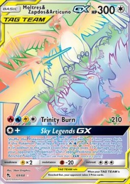 Moltres & Zapdos & Articuno GX [Hidden Fates] (HIF-069)