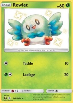 Rowlet [Hidden Fates] (HIF-SV2)