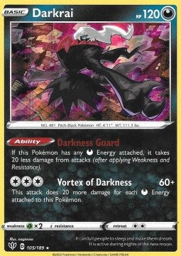 Darkrai [Darkness Ablaze] (DAA-105) [V1 · Holo Rare]