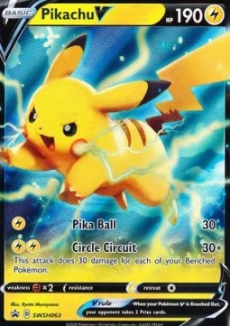 Pikachu V [SWSH Black Star Promos] (SWSH-063)