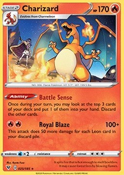 Charizard [Vivid Voltage] (VIV-025) [V1 · Rare]