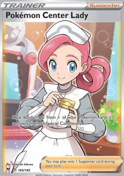 Pokémon Center Lady [Vivid Voltage] (VIV-185)