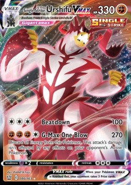 Single Strike Urshifu VMAX [Battle Styles] (BST-086) [V1 · Ultra Rare]