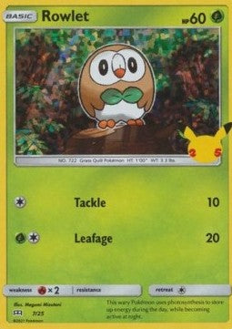 Rowlet [McDonald's Collection 25th Anniversary] (MCD-007)