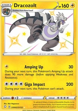 Dracozolt [Shining Fates] (SV45)
