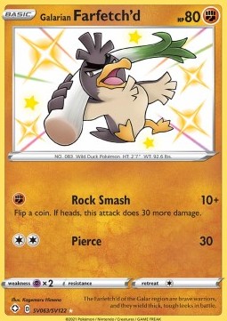 Galarian Farfetch'd [Shining Fates] (SV63)