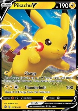 Pikachu V [SWSH Black Star Promos] (SWSH-061) [V1 · Promo]
