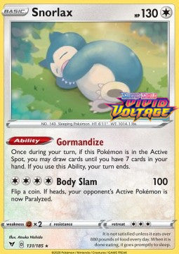 Snorlax [Vivid Voltage] (VIV-131) [V2 · Promo]