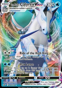 Ice Rider Calyrex VMAX [Chilling Reign] (CRE-046) [V1 · Ultra Rare]
