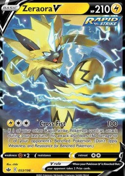 Zeraora V [Chilling Reign] (CRE-053)