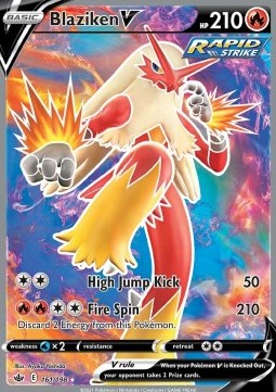 Blaziken V [Chilling Reign] (CRE-161)