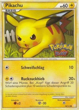 Pikachu [HeartGold & SoulSilver] (HS-078) [V2 · Promo]