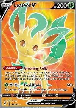 Leafeon V [Evolving Skies] (EVS-166)
