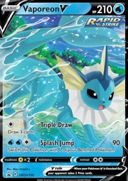 Vaporeon V [SWSH Black Star Promos] (SWSH-150)
