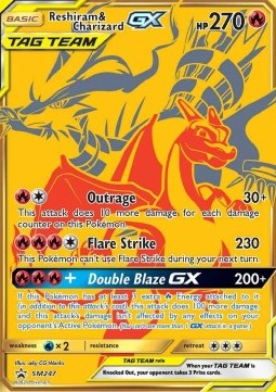Reshiram & Charizard GX [SM Black Star Promos] (247) [V3 · Promo]