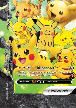 Pikachu V-UNION [SWSH Black Star Promos] (SWSH-141)