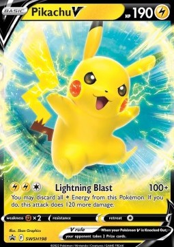 Pikachu V [SWSH Black Star Promos] (SWSH-198) [V6 · Promo]