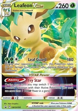 Leafeon VSTAR [SWSH Black Star Promos] (SWSH-195)