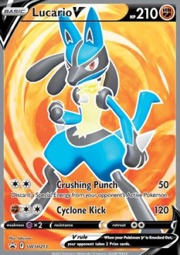 Lucario V [SWSH Black Star Promos] (SWSH-213)