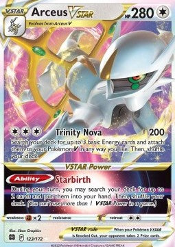 Arceus VSTAR [Brilliant Stars] (BRS-123) [V1 · Ultra Rare]