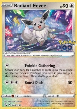 Radiant Eevee [SWSH Black Star Promos] (SWSH-230)
