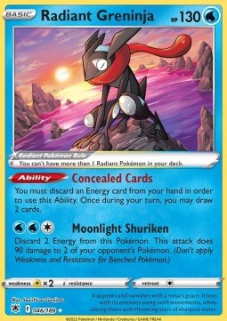 Radiant Greninja [Astral Radiance] (ASR-046)