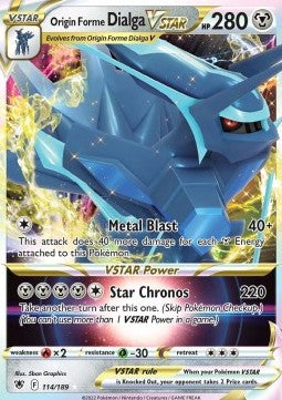 Origin Forme Dialga VSTAR [Astral Radiance] (ASR-114)