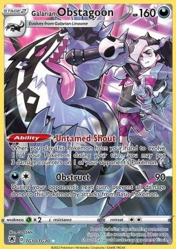 Galarian Obstagoon [Astral Radiance] (ASR-TG10)