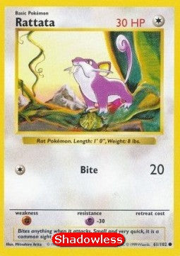 Rattata [Base Set] (BS-061) [V2 · Common]