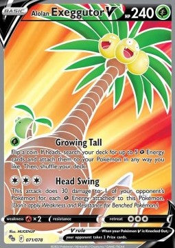 Alolan Exeggutor V [Pokémon GO] (PGO-071)