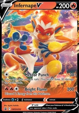 Infernape V [SWSH Black Star Promos] (SWSH-252)