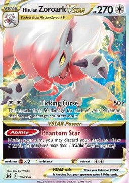 Hisuian Zoroark VSTAR [Lost Origin] (LOR-147)