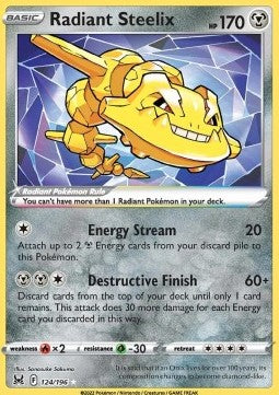 Radiant Steelix [Lost Origin] (LOR-124)