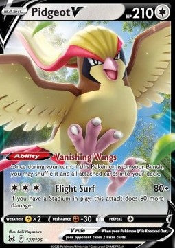 Pidgeot V [Lost Origin] (LOR-137)